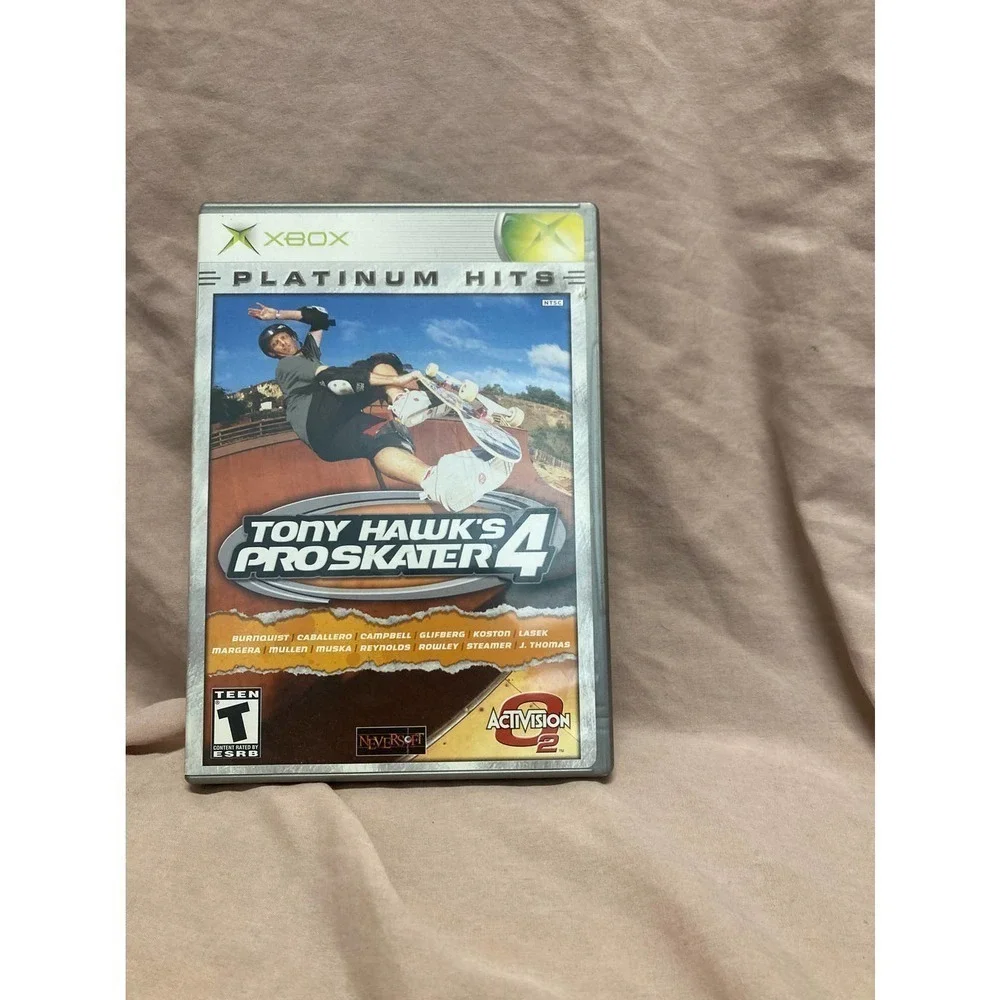 tony Hawk's Pro Skater 4 (Microsoft Xbox, 2002) CIB